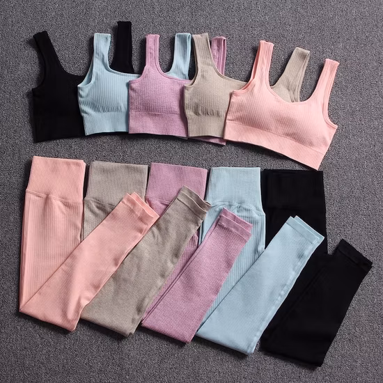 プライベートブランドジムアパレルファッショナブルなトレーニング通気性フィットネス服ランニングカスタムヨガDri