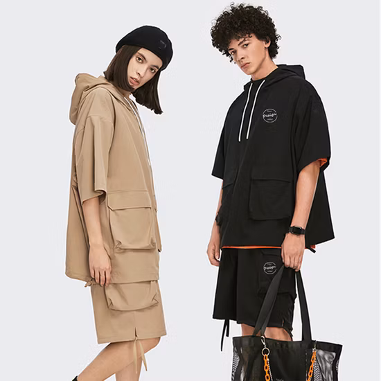 カスタムロゴ男性パーカーショーツセットトラックスーツジョガー 2 ピースストリートウェアジムカジュアルスウェットスーツパーカーセット男性のための